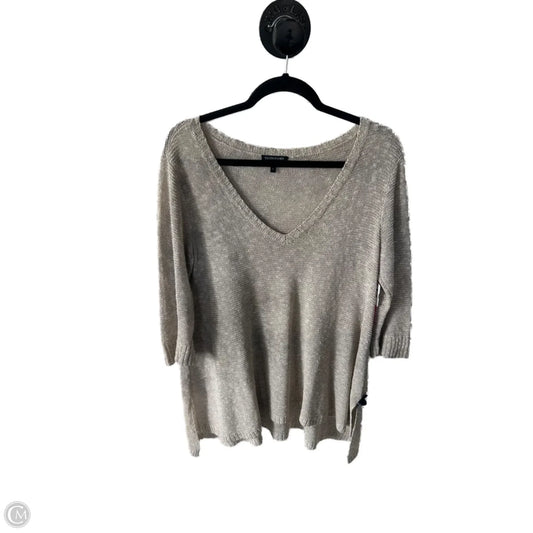 Sweater By Eileen Fisher In Tan, Size: L