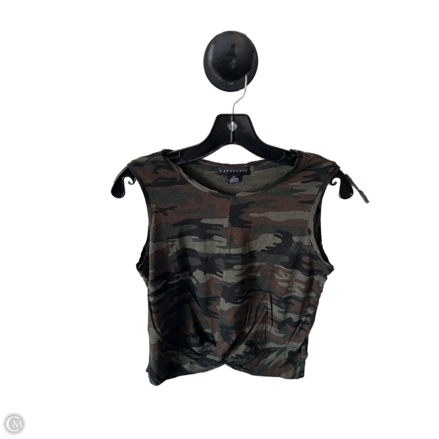 Top Sleeveless By Sanctuary In Camouflage Print, Size: M