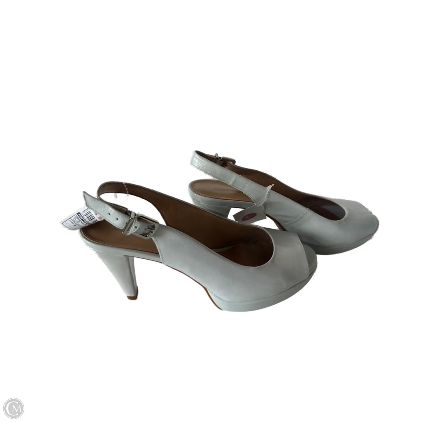 Sandals Heels Block By Antonio Melani In Blue, Size: 9