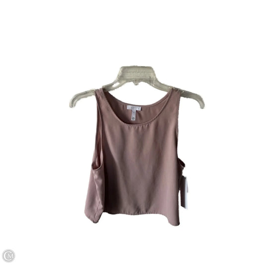 Top Sleeveless By Leith In Taupe, Size: S