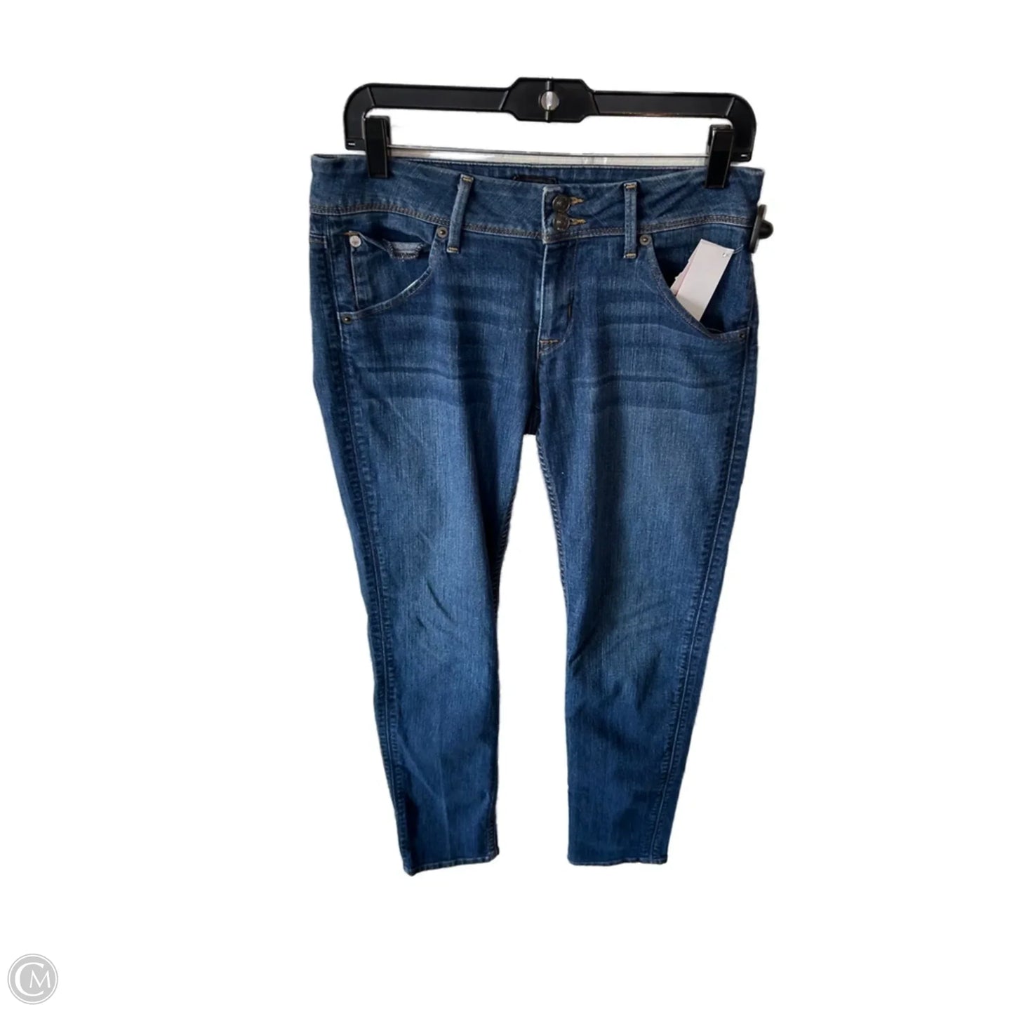 Jeans Skinny By Hudson In Blue Denim, Size: 8