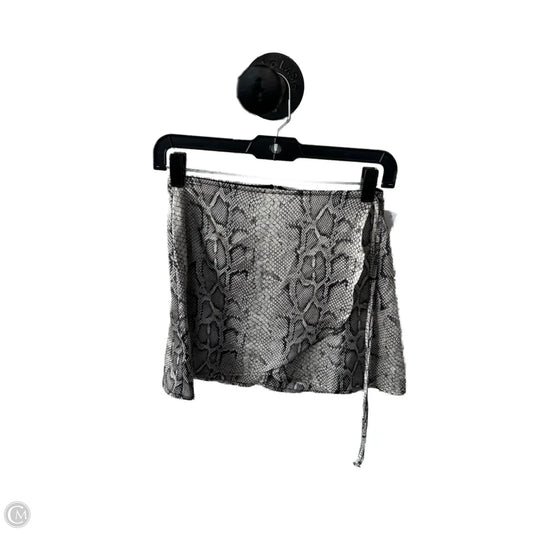 Skirt Mini & Short By Altard State In Snakeskin Print, Size: 0