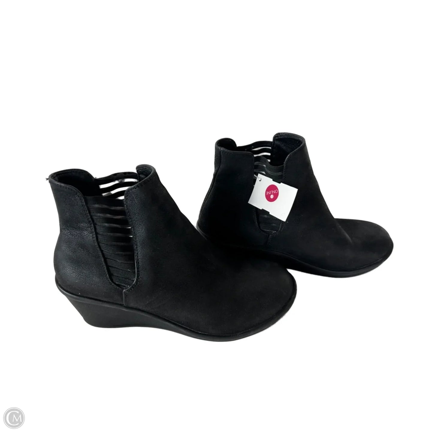 Boots Ankle Heels By Skechers In Black, Size: 8