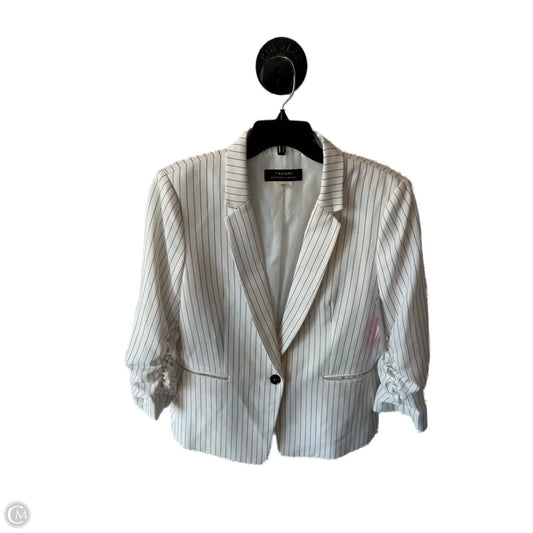 Blazer By Tahari By Arthur Levine In Black & White, Size: Xl