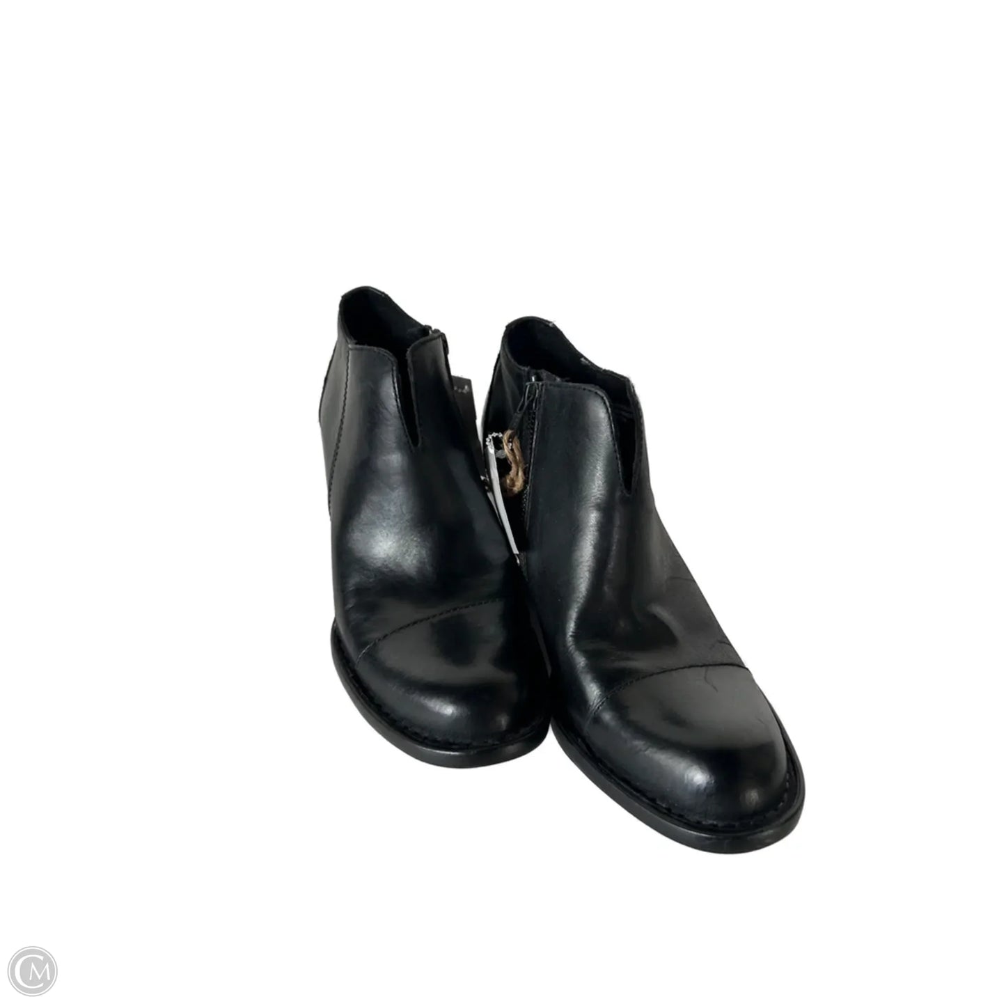 Boots Ankle Heels By Born In Black, Size: 8.5