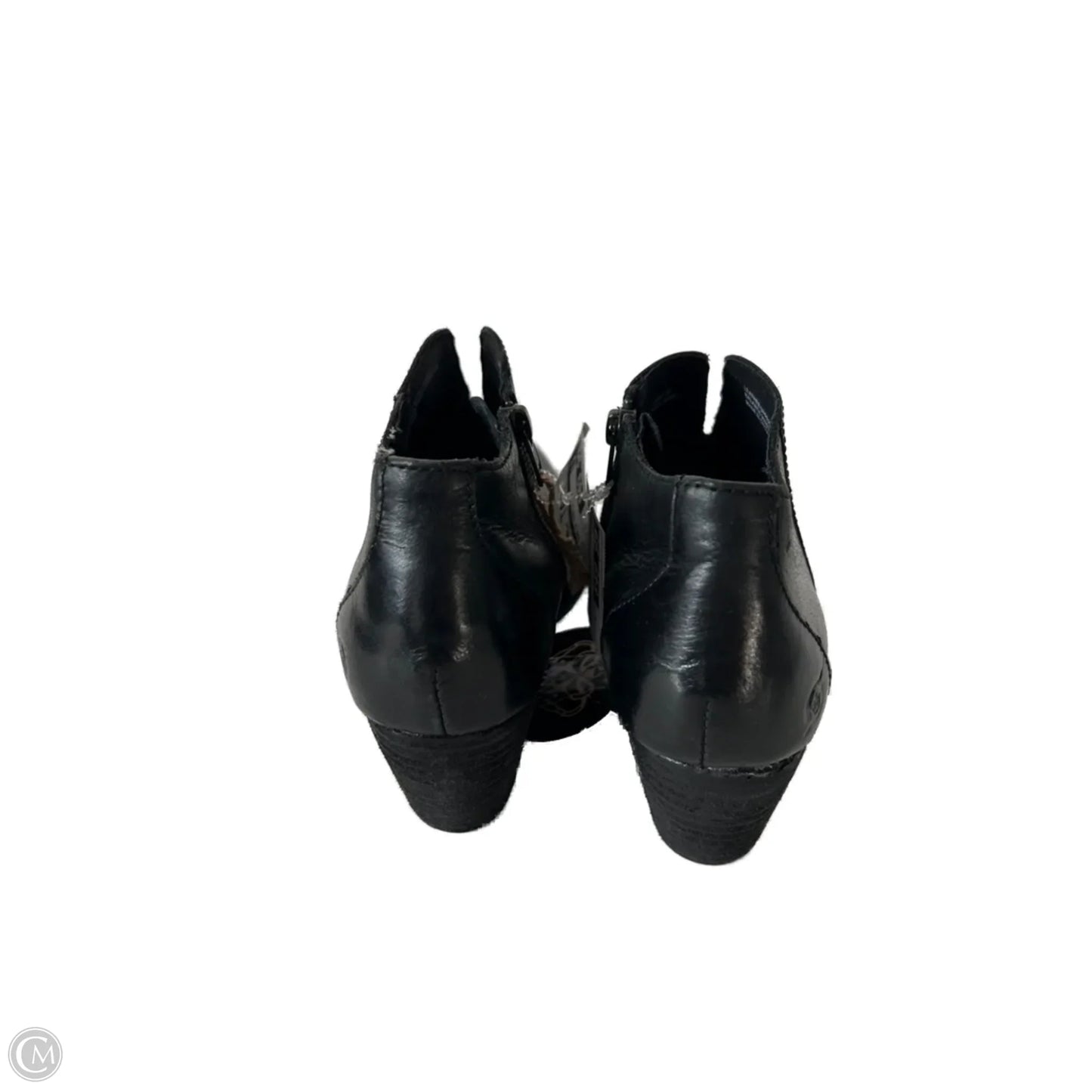 Boots Ankle Heels By Born In Black, Size: 8.5