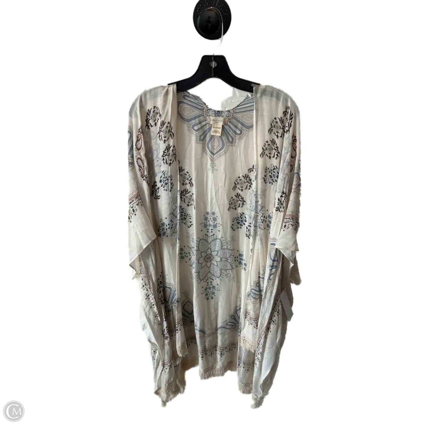 Kimono By Altard State In Blue & Cream, Size: Osfm
