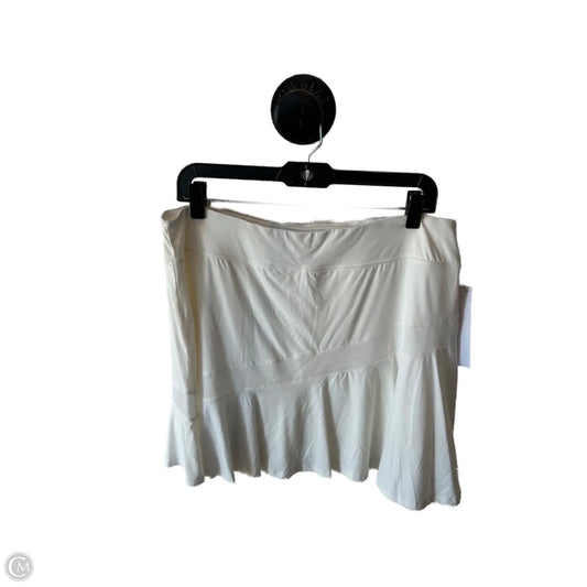 Athletic Skort By White Birch In White, Size: 18