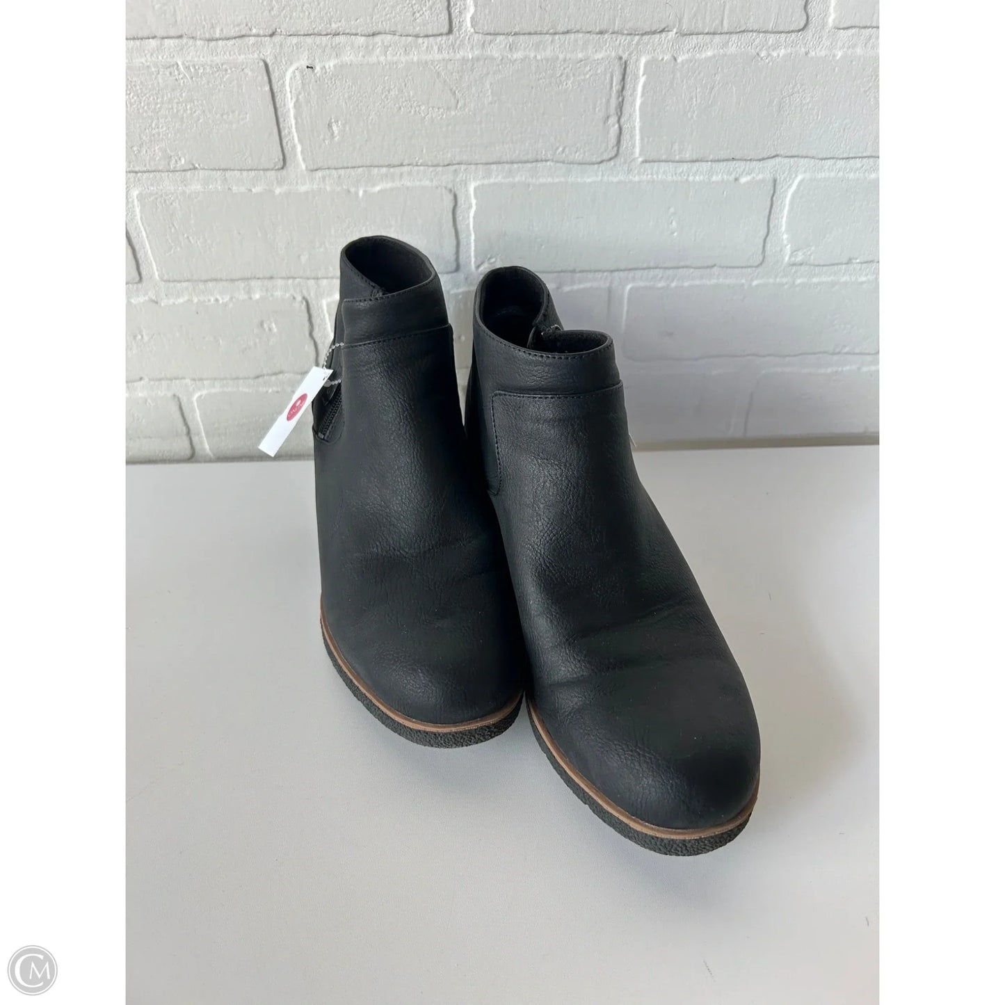 Boots Ankle Heels By Dr Scholls In Black, Size: 10