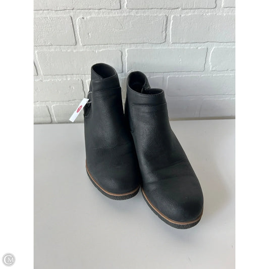 Boots Ankle Heels By Dr Scholls In Black, Size: 10