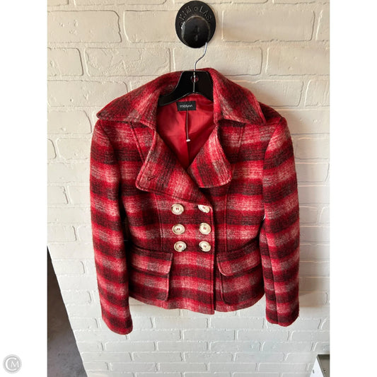 Coat Wool By Cmc In Red, Size: S