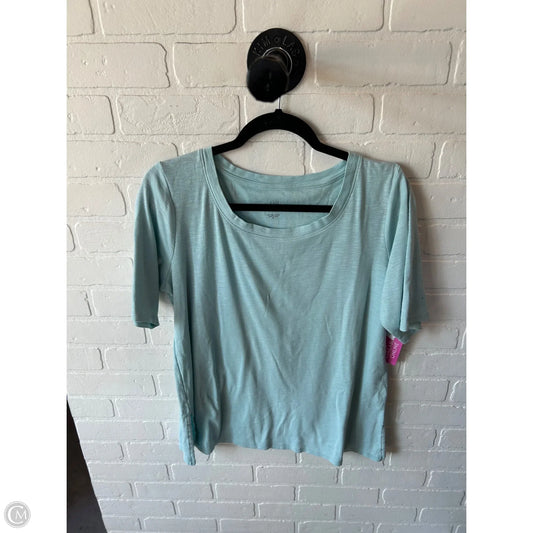 Top Short Sleeve Basic By J. Jill In Blue, Size: M