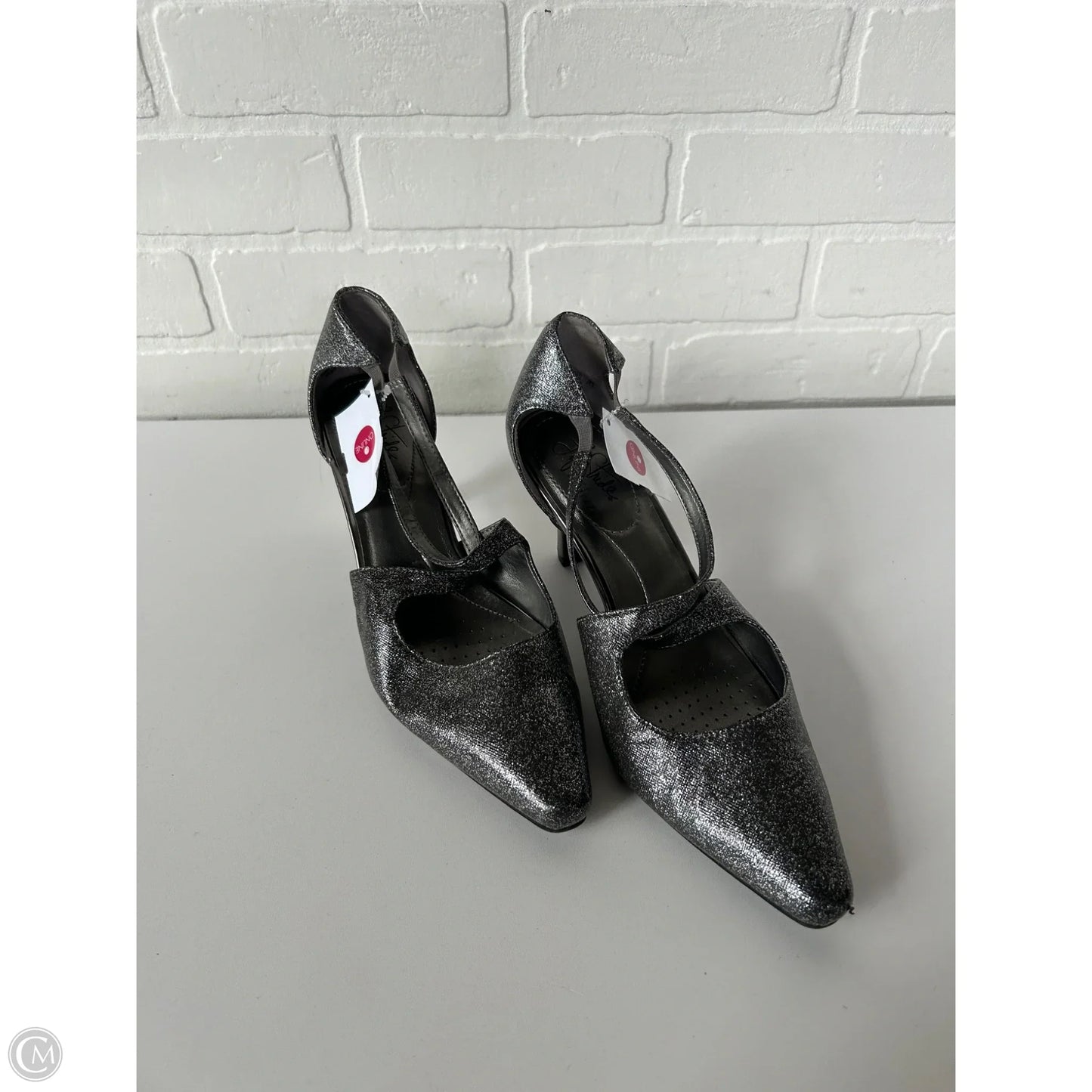 Shoes Heels Stiletto By Life Stride In Silver, Size: 8.5