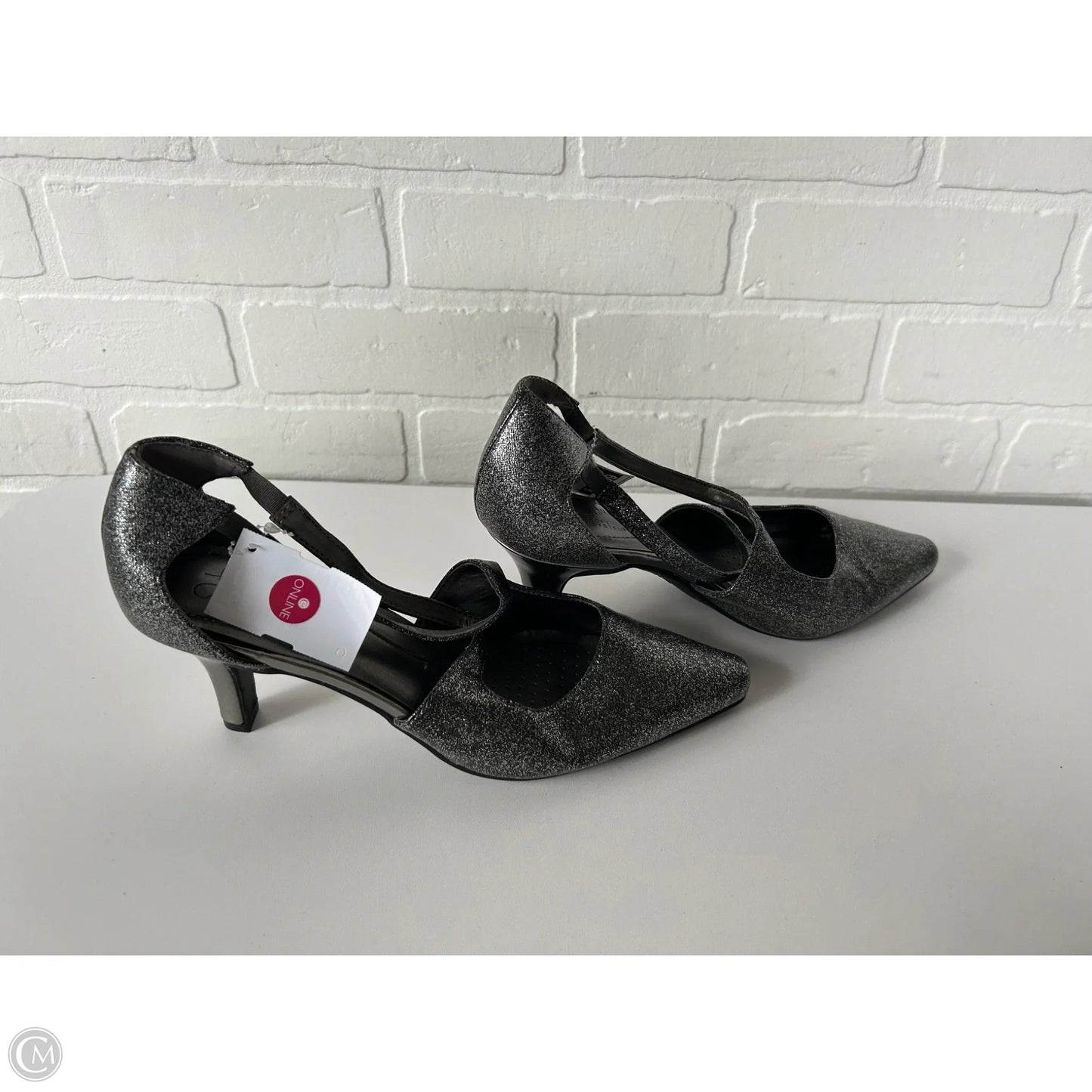 Shoes Heels Stiletto By Life Stride In Silver, Size: 8.5