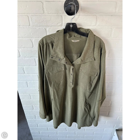 Top Long Sleeve By Duluth Trading In Green, Size: Xl
