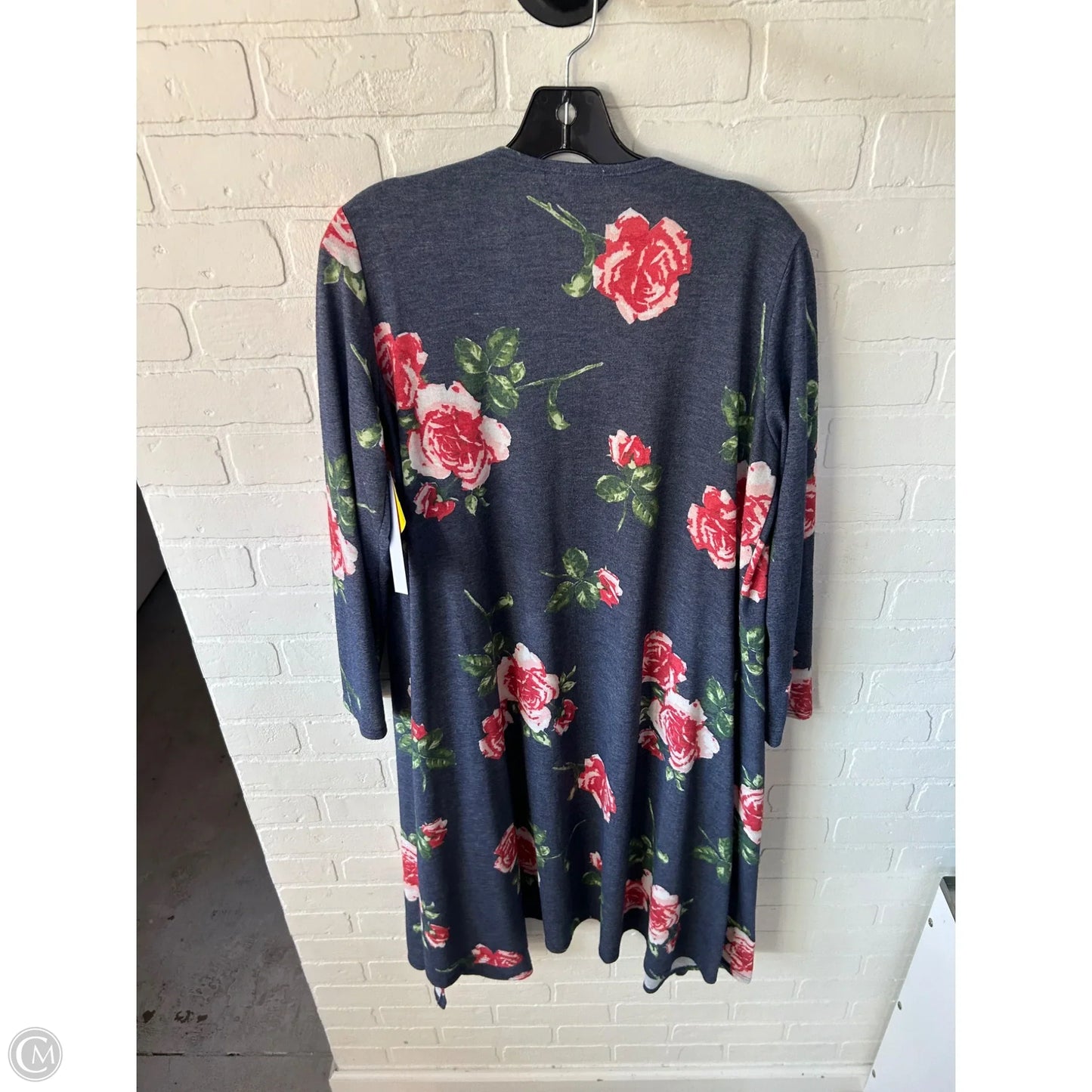 Sweater Cardigan By Lularoe In Blue & Pink, Size: M