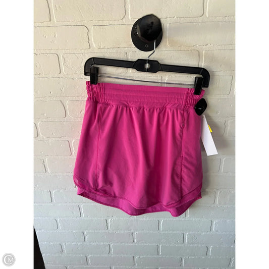 Athletic Skort By Lululemon In Pink, Size: 6