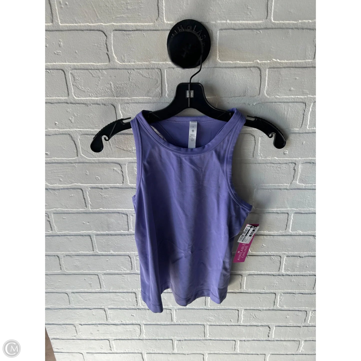 Athletic Tank Top By Lululemon In Purple, Size: S