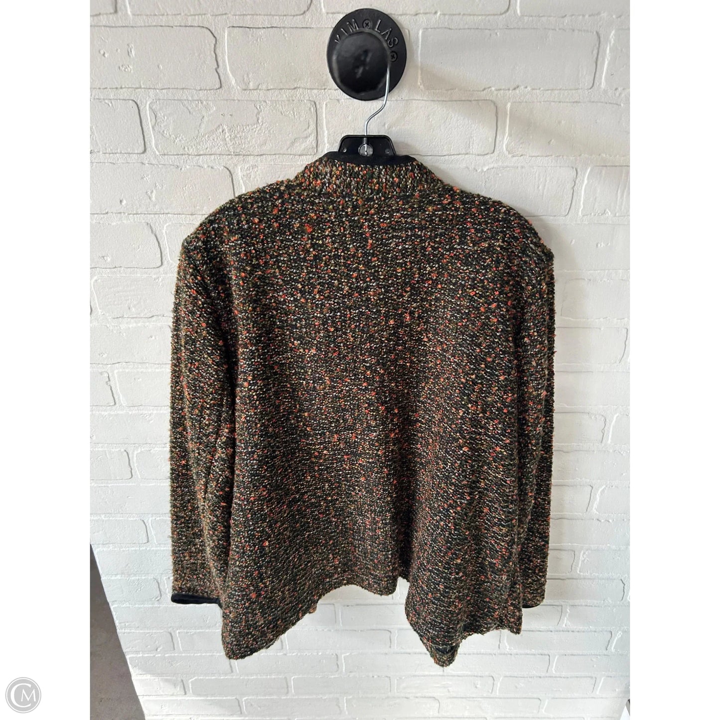 Blazer By Dressbarn In Black & Orange, Size: 2x