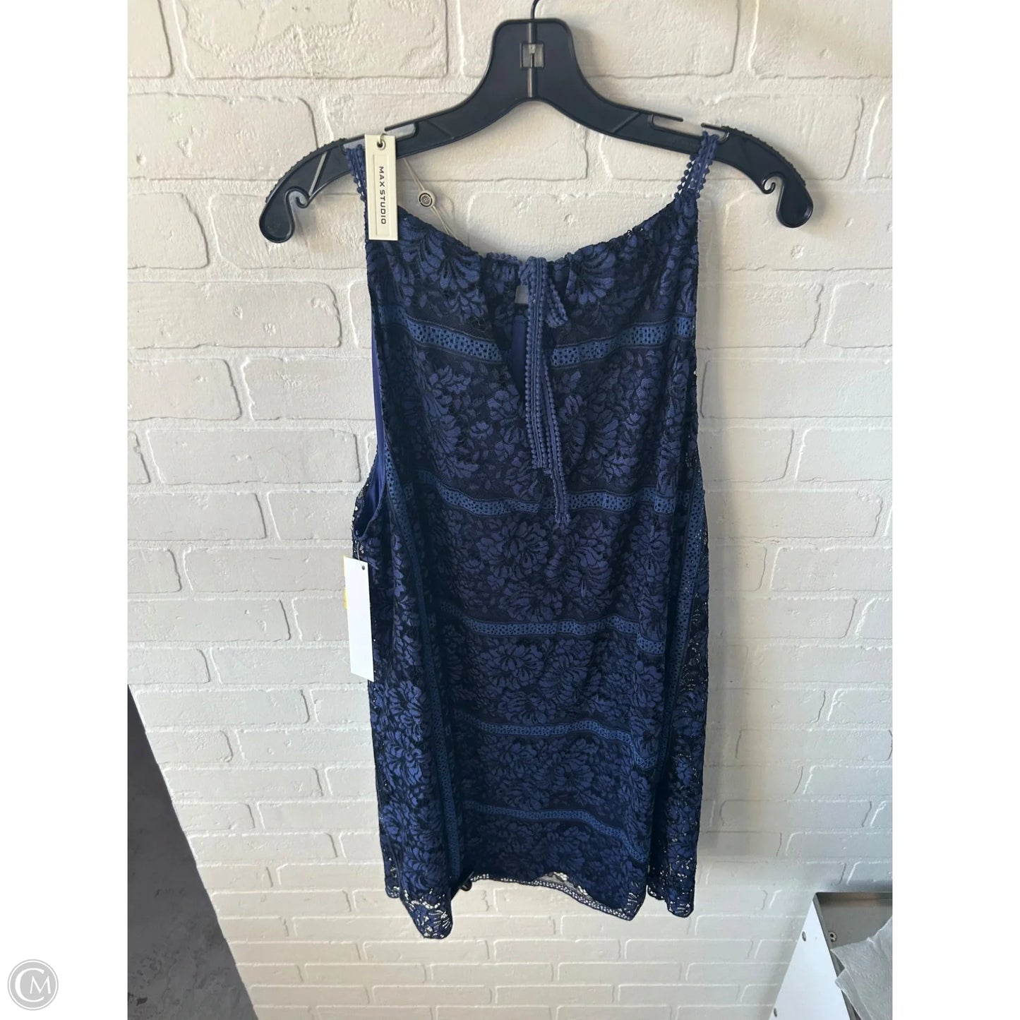 Dress Work By Max Studio In Black & Blue, Size: Xl