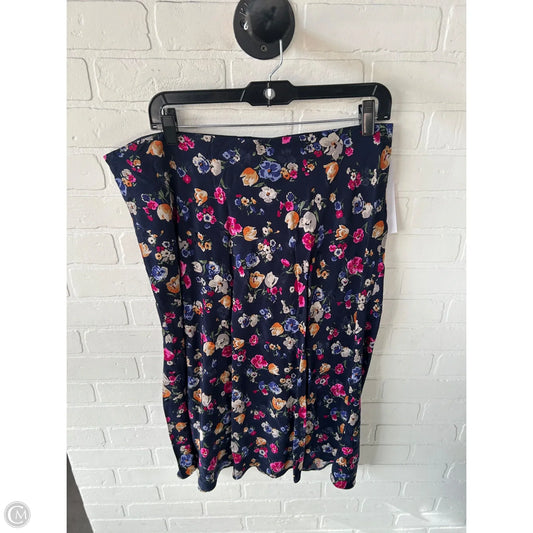 Skirt Mini & Short By Lauren By Ralph Lauren In Blue & Pink, Size: 16