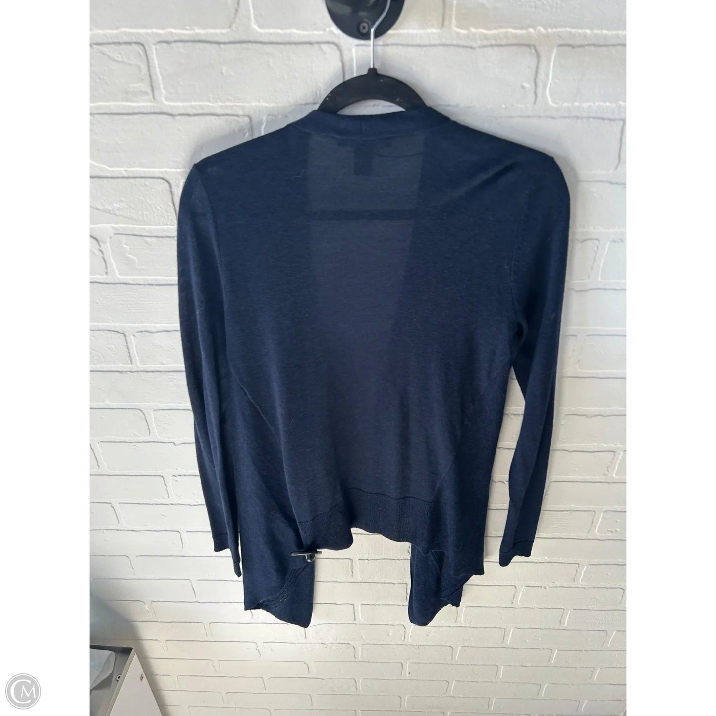 Sweater Cardigan By Inc In Navy, Size: L