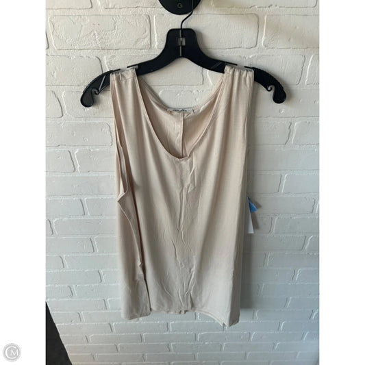 Top Sleeveless By Zenana In Cream, Size: 1x