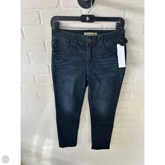 Jeans Straight By Democracy In Blue Denim, Size: 4