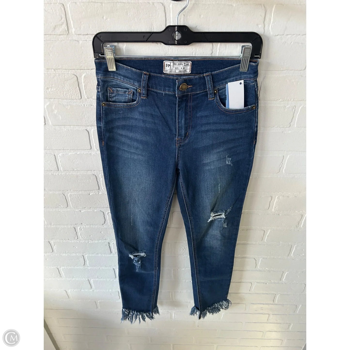 Jeans Skinny By We The Free In Blue Denim, Size: 2