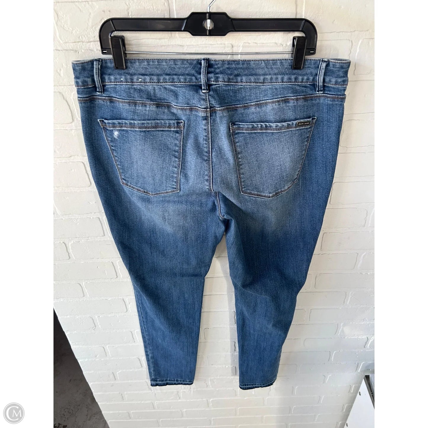Jeans Skinny By White House Black Market In Blue Denim, Size: 14
