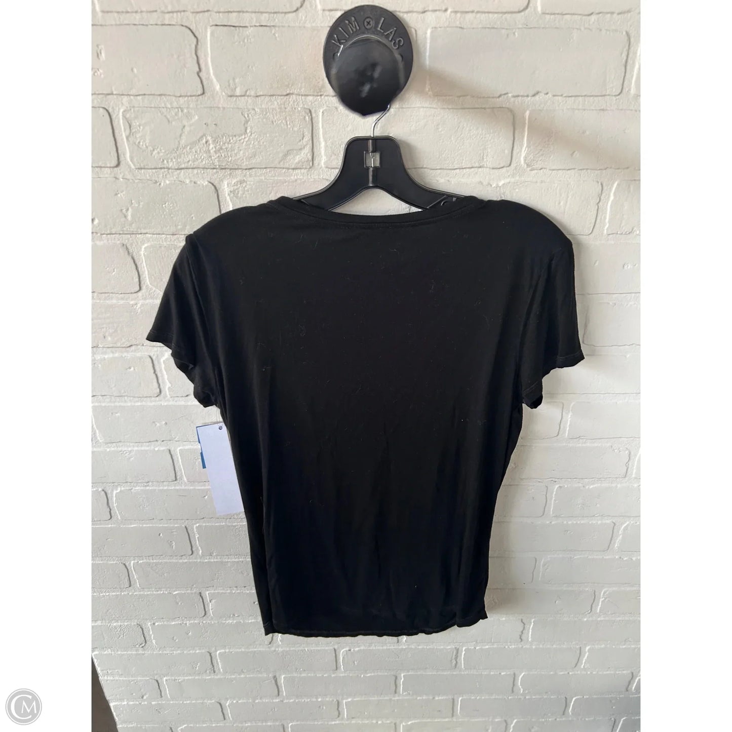 Top Short Sleeve Basic By Paige In Black, Size: M