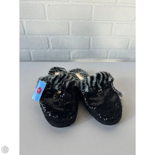 Slippers By Michael By Michael Kors In Black & White, Size: 8