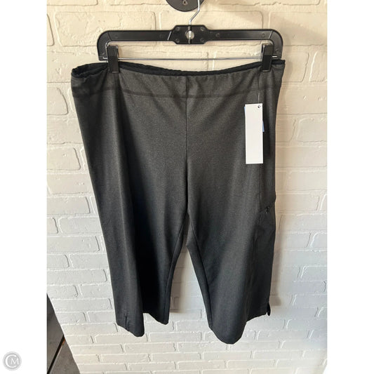Athletic Capris By Clothes Mentor In Grey, Size: 16