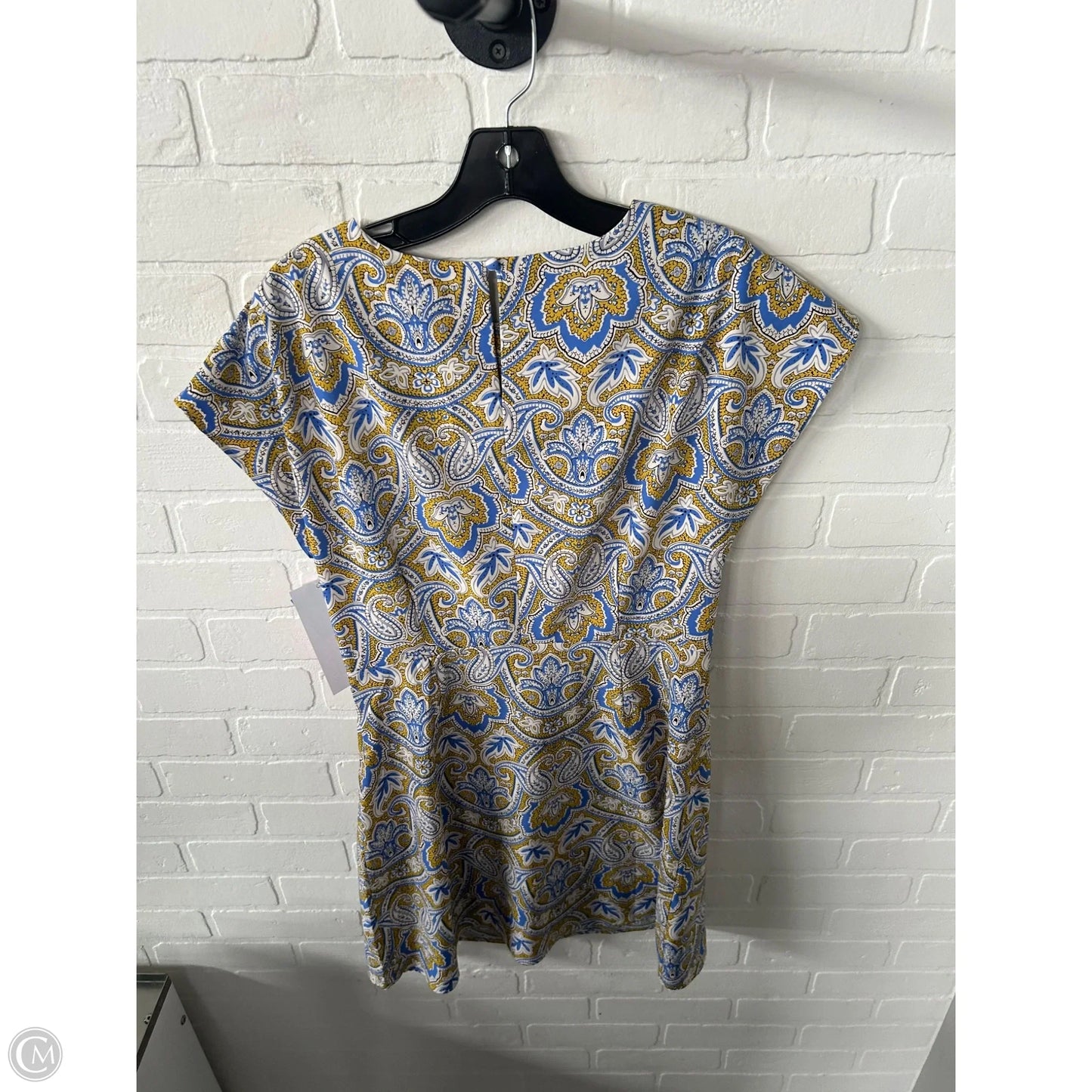 Dress Work By Mng In Blue & Yellow, Size: S