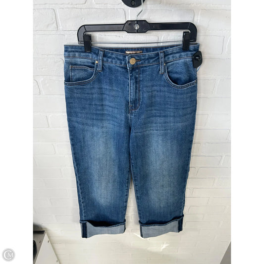 Jeans Wide Leg By Kut In Blue Denim, Size: 6