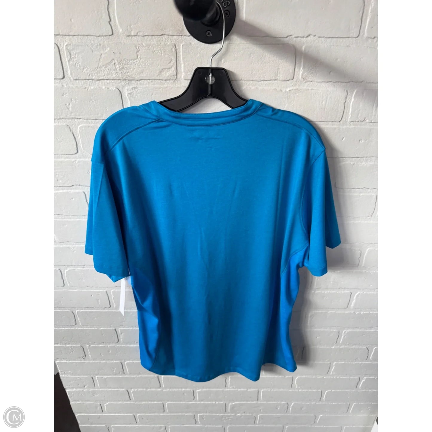 Athletic Top Short Sleeve By Clothes Mentor In Blue, Size: Xl