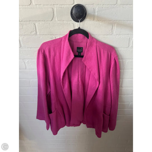 Blazer By Eileen Fisher In Pink, Size: Xl