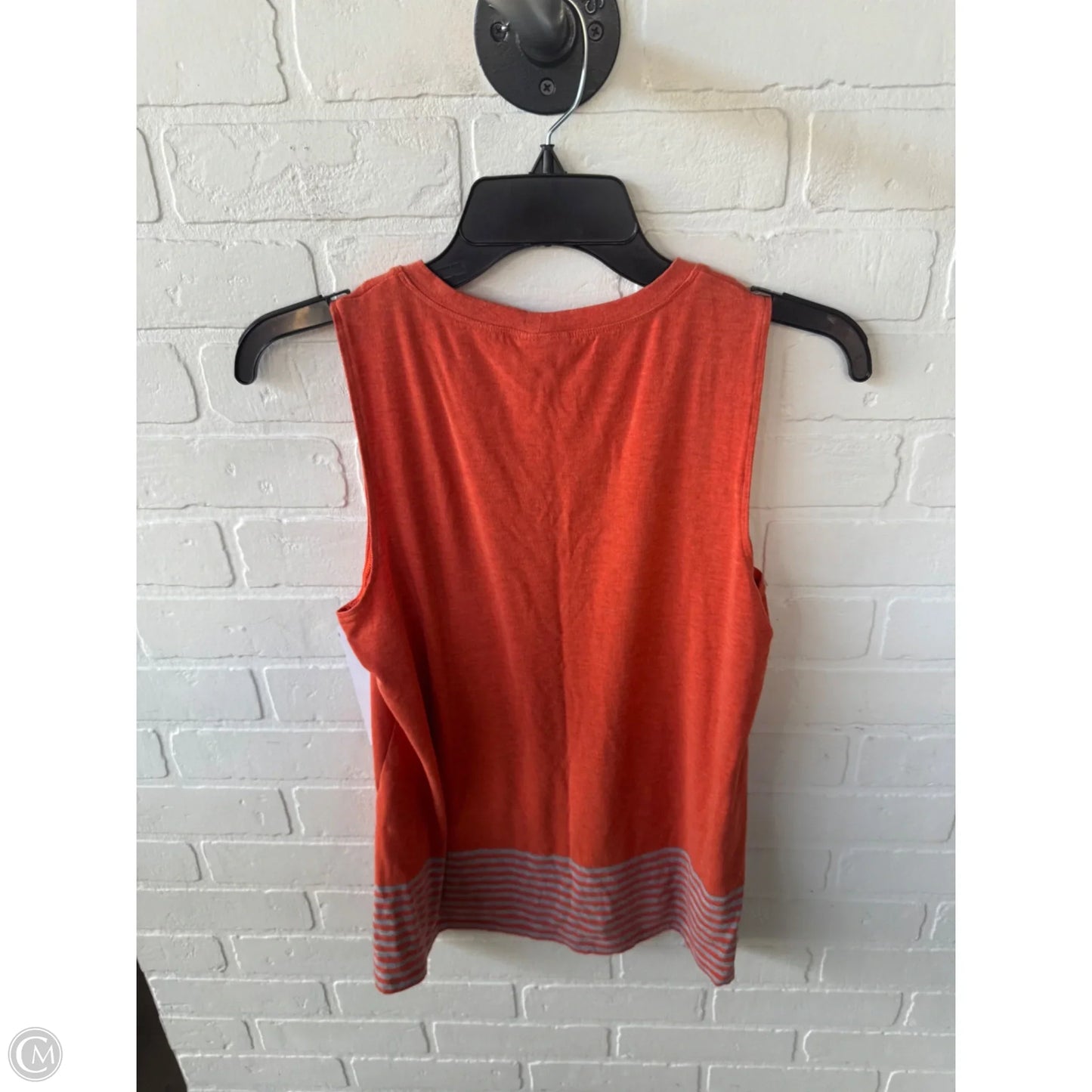 Top Sleeveless By Cabi In Grey & Orange, Size: Xs