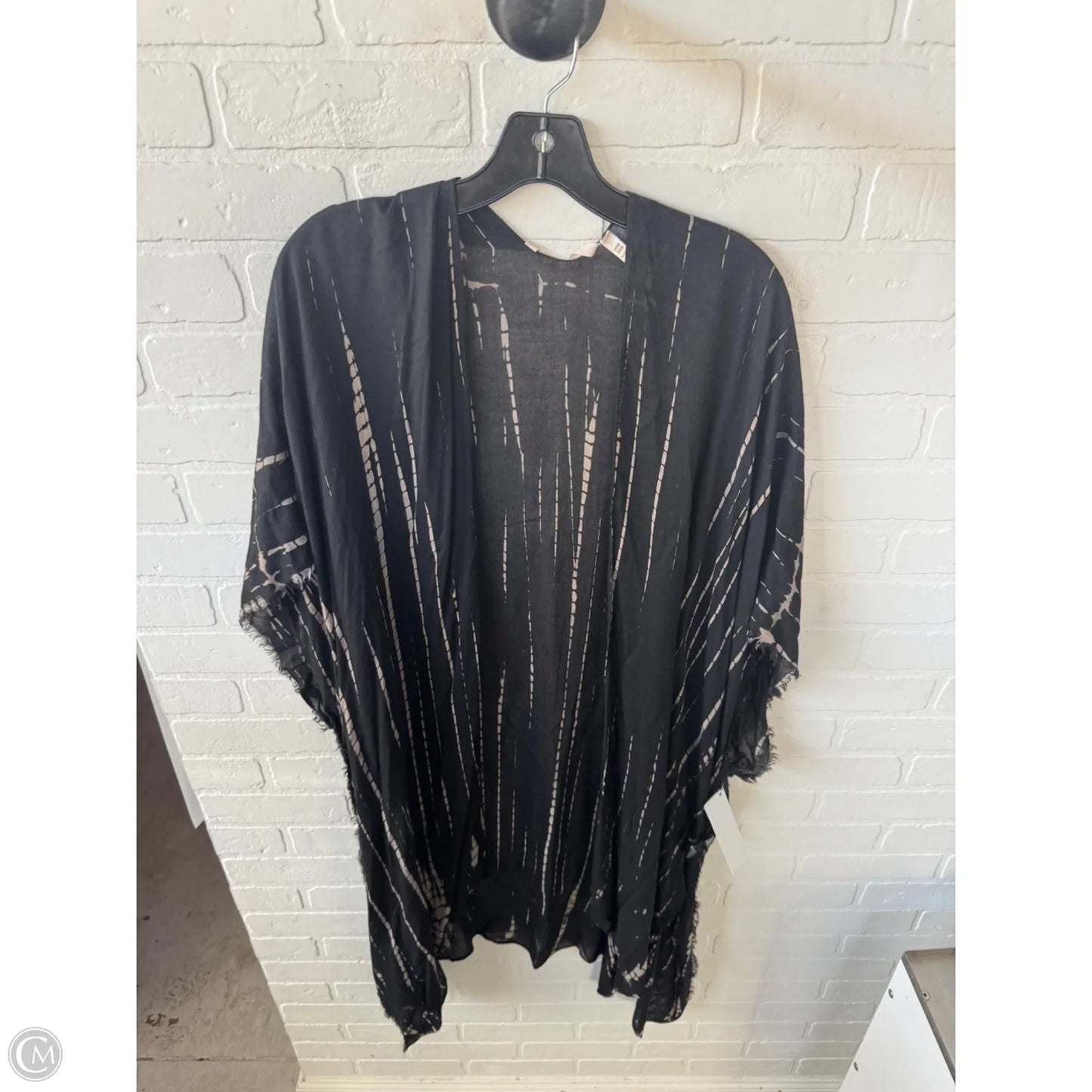 Kimono By Soft Surroundings In Black & Tan, Size: Osfm