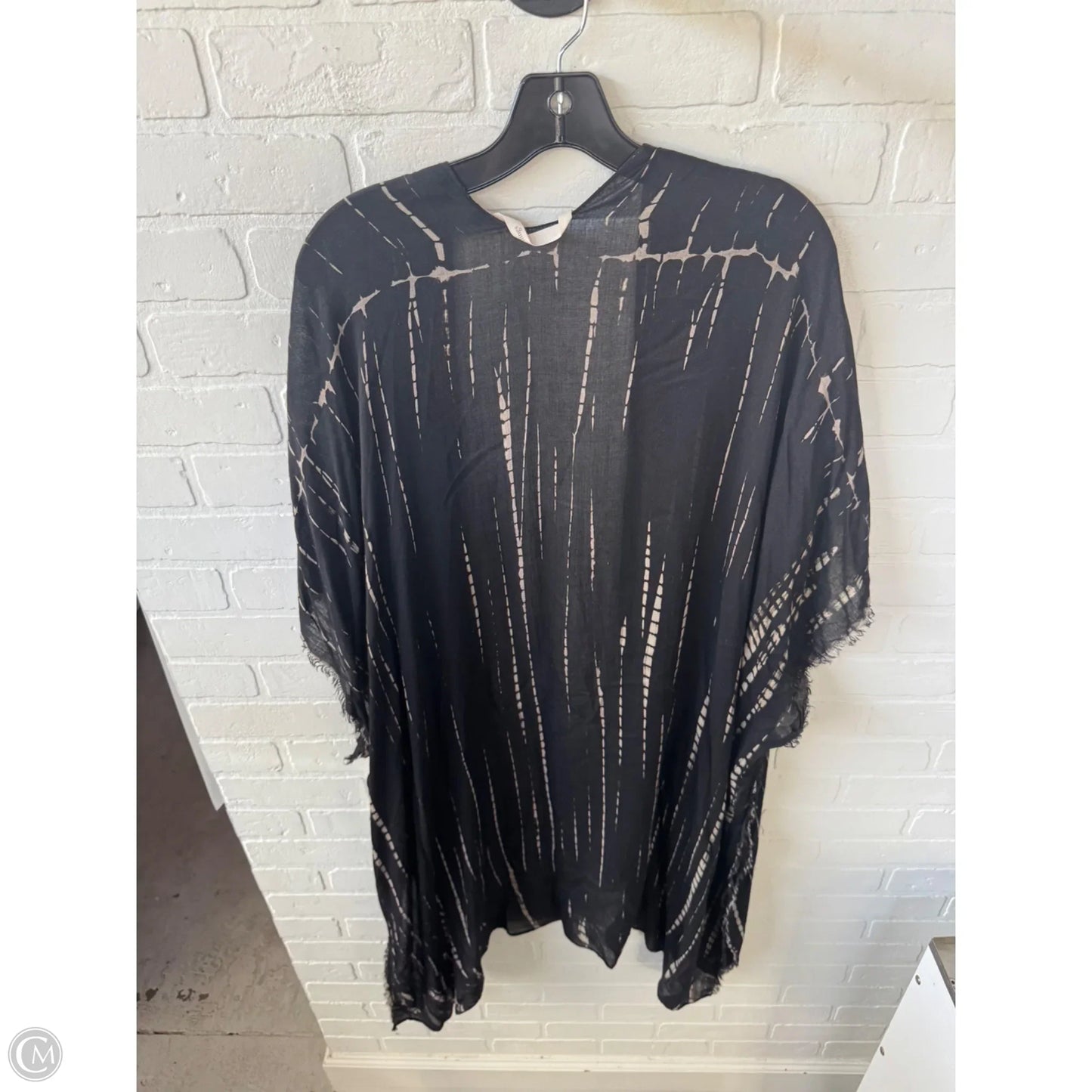 Kimono By Soft Surroundings In Black & Tan, Size: Osfm