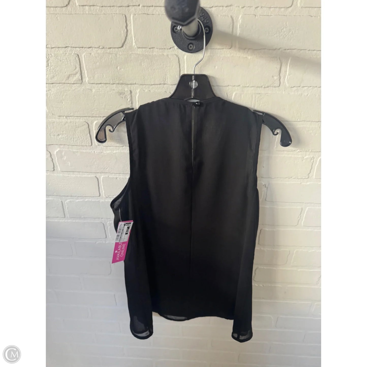 Blouse 3/4 Sleeve By White House Black Market In Black, Size: S