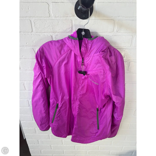Jacket Windbreaker By Columbia In Pink, Size: S