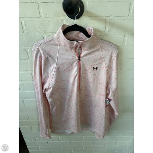 Athletic Jacket By Under Armour In Orange & Pink, Size: Xl