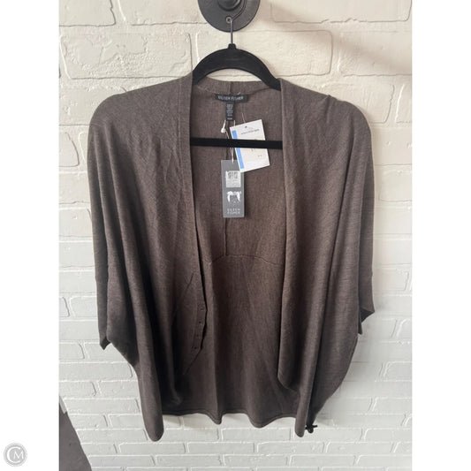 Sweater Cardigan By Eileen Fisher In Brown, Size: M