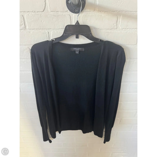 Sweater Cardigan By Nine West In Black, Size: S