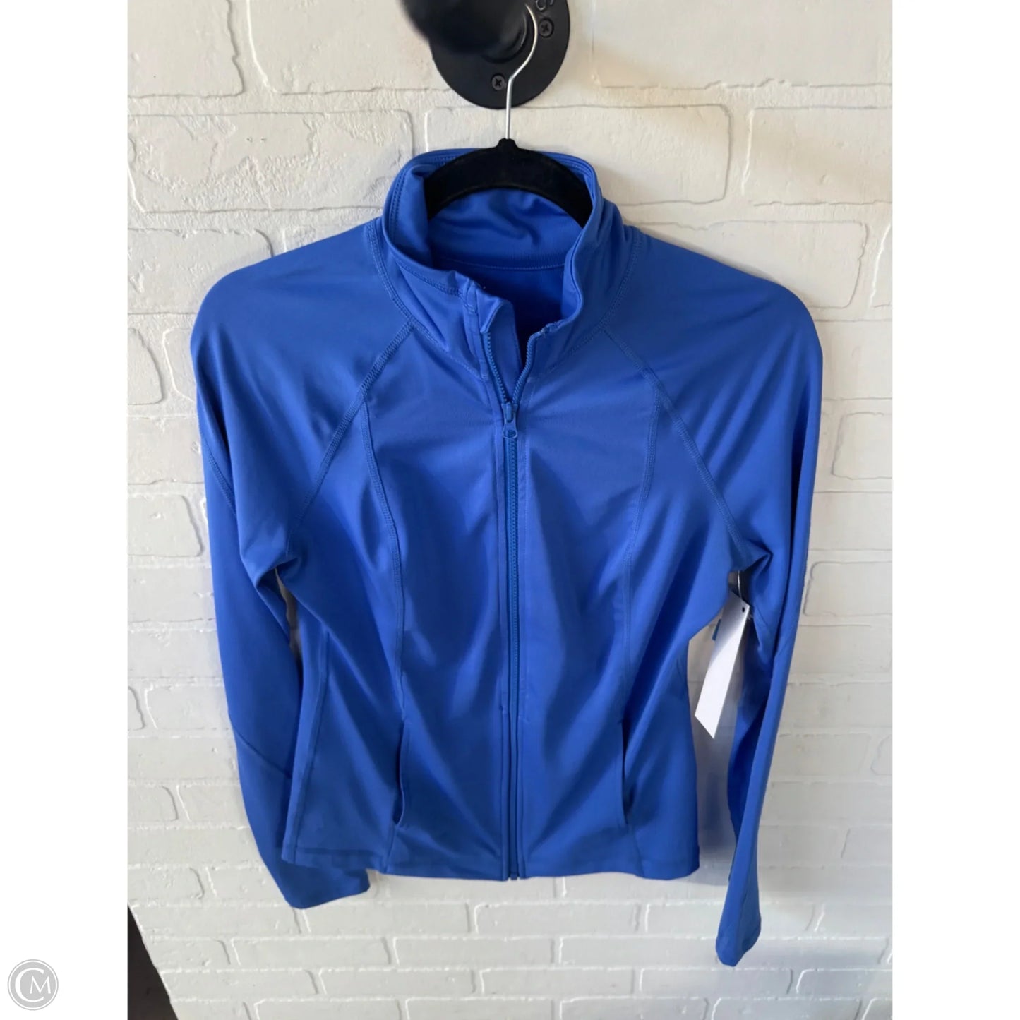 Athletic Jacket By Zella In Blue, Size: S