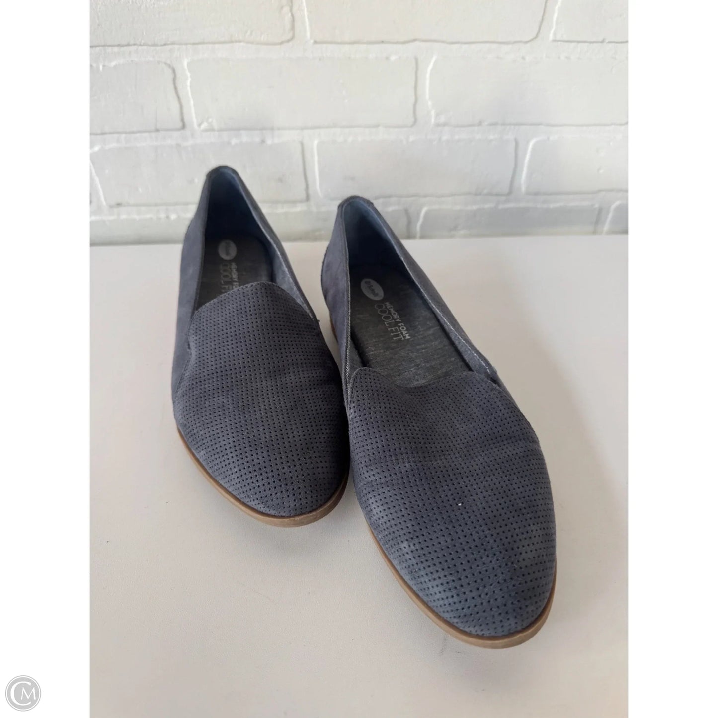 Shoes Flats By Dr Scholls In Blue & Brown, Size: 9