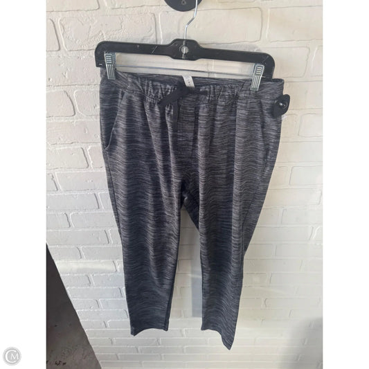 Athletic Pants By Lululemon In Grey & White, Size: 6