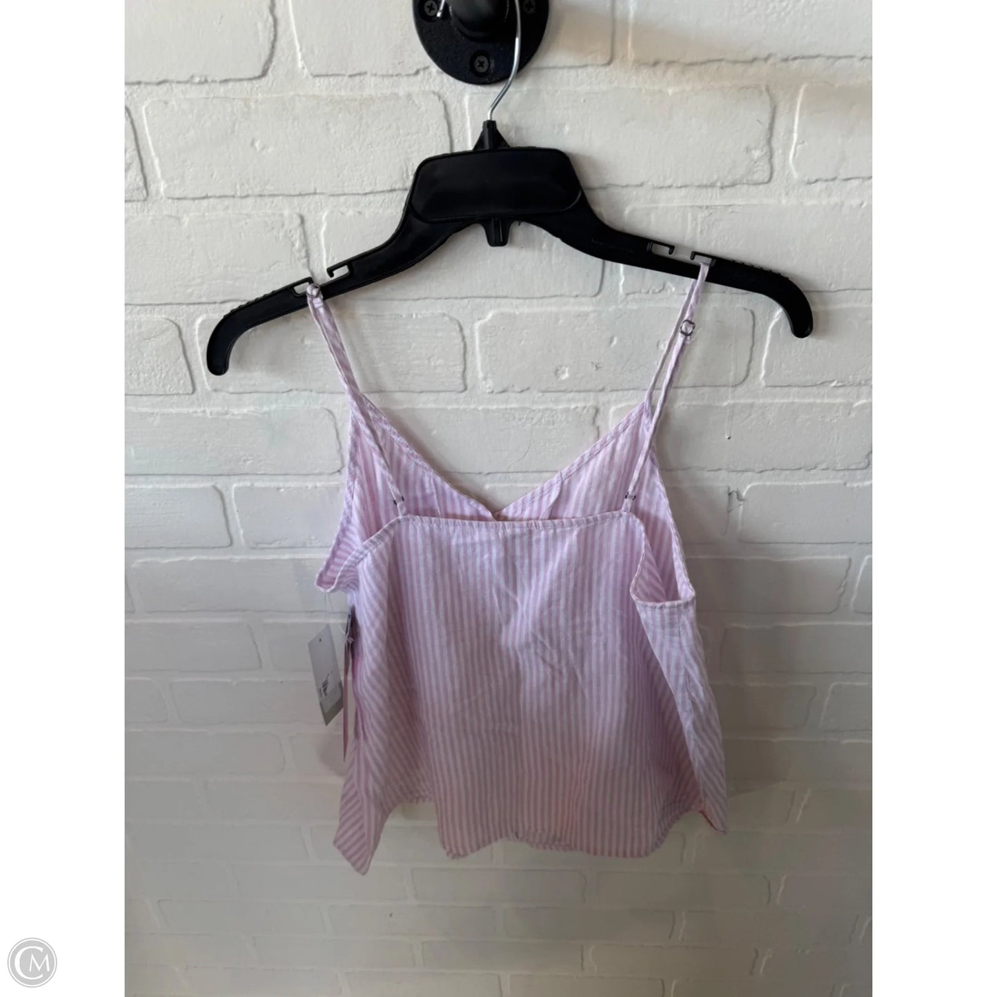 Top Sleeveless By Bp In Pink & White, Size: S