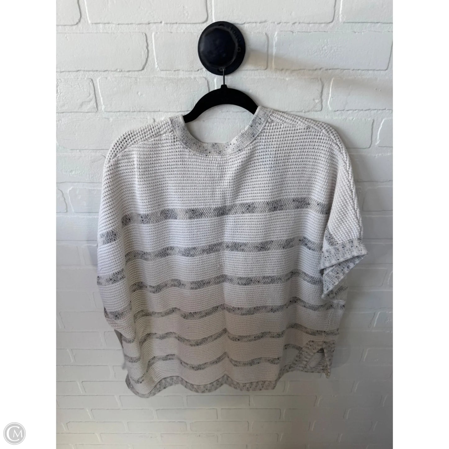 Vest Sweater By Vince In Cream & Grey, Size: M